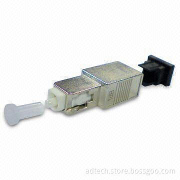 Fiber-optic SC Plug-in Bulkhead Male to Female Attenuator in Fixed Type